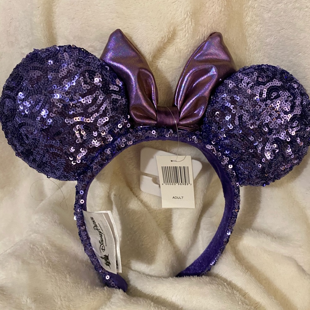 Purple Potion Minnie Mouse Ears NWT